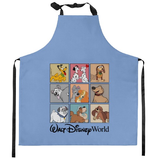 Disney Dogs Kitchen Aprons, Disney Pets Kitchen Aprons