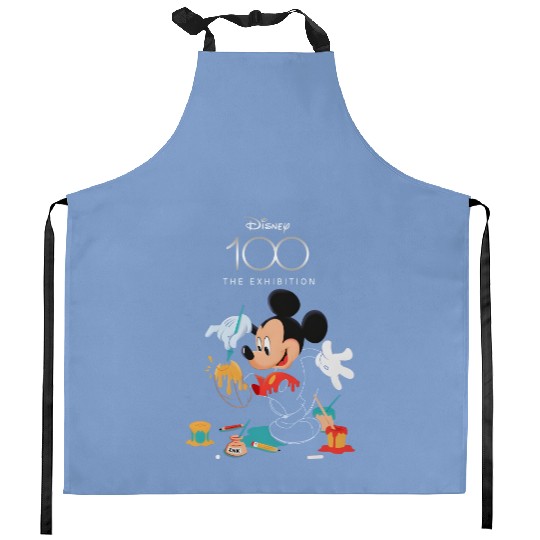 Kitchen Aprons Disney 100 The Exhibition Painting Kitchen Aprons