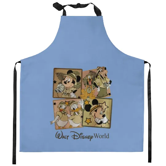 Mickey Animal Kingdom Kitchen Aprons, Disney Animal Kingdom Kitchen Aprons, Animal Kingdom Family Matching Kitchen Aprons