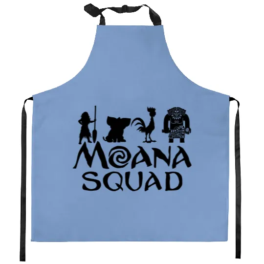 Moana Squad Kitchen Aprons; Moana Fan Kitchen Aprons; Maui, Pua, Hei Hei Pullover; Moana Movie Gift; Moana Disney Sweater; Family; Hoody; Jersey; (T295)