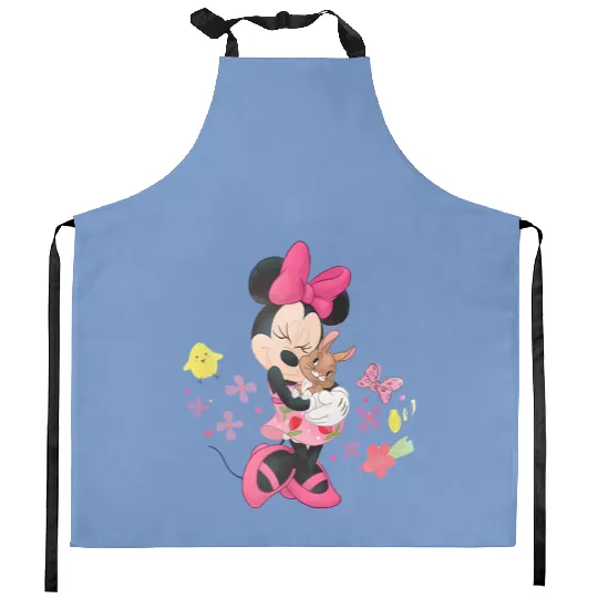 Disney Easter Minnie And Bunny Vintage Kitchen Aprons