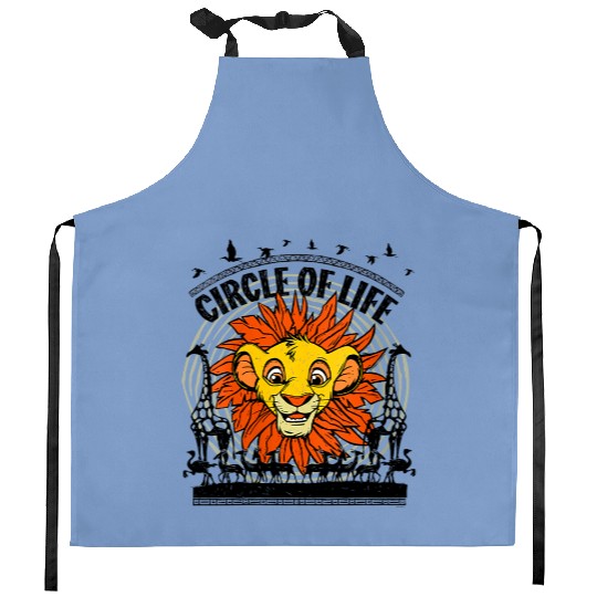 Disney The Lion King 30th Anniversary Simba Circle Of Life Kitchen Aprons