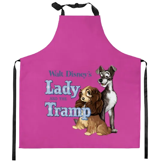 Lady and the Tramp Kitchen Aprons, Disney Lady and the Tramp Retro Kitchen Aprons