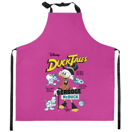 Disney DuckTales Scrooge McDuck Comic Cover Kitchen Aprons, DuckTales Kitchen Aprons