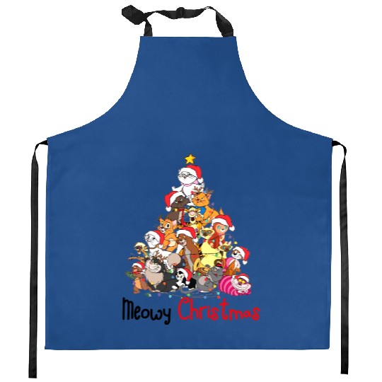 Disney Cat Tigger Marie Cheshire The Aristocats Meowy Christmas Kitchen Aprons
