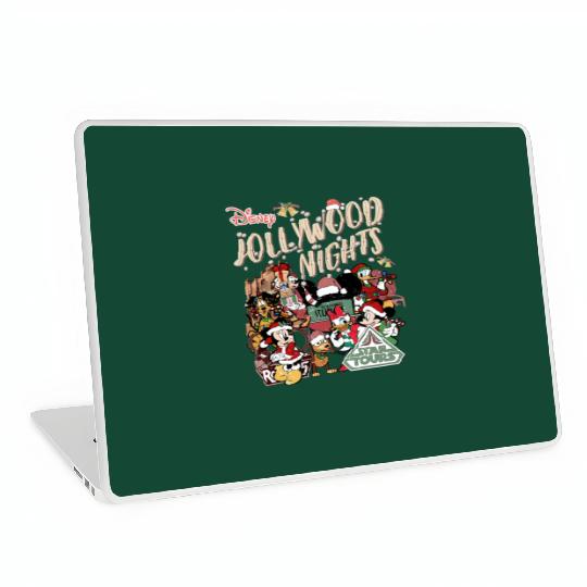 Vintage Disney Jollywood Nights Christmas Laptop Skins, Hollywood Studios Christmas