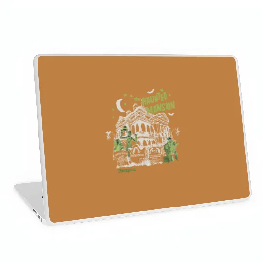 Vintage Haunted Mansion Laptop Skins, Disneyland Halloween Laptop Skins, Stretching Room Laptop Skins