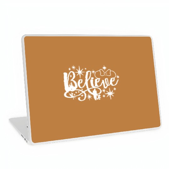 Believe Laptop Skins, Disney Laptop Skins, Minnie mouse, Disney gift, Believe Laptop Skins