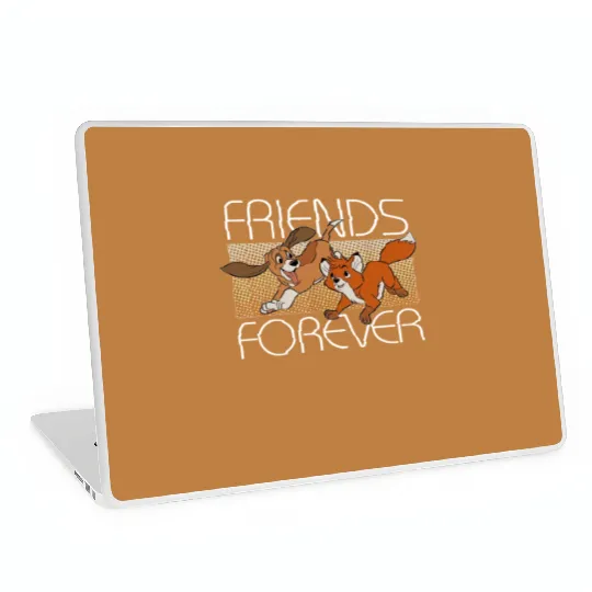 Friend Forever - Hound Tod & Copper Laptop Skins, The Fox and The Hound Laptop Skins, Disney Best Friend Laptop Skins, Disney 2023 Laptop Skins, Gift Ideas