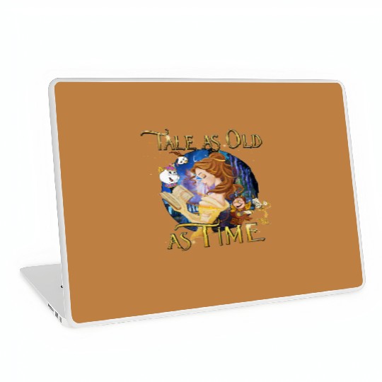 Disney Beauty & The Beast Belle Quotes Retro Laptop Skins