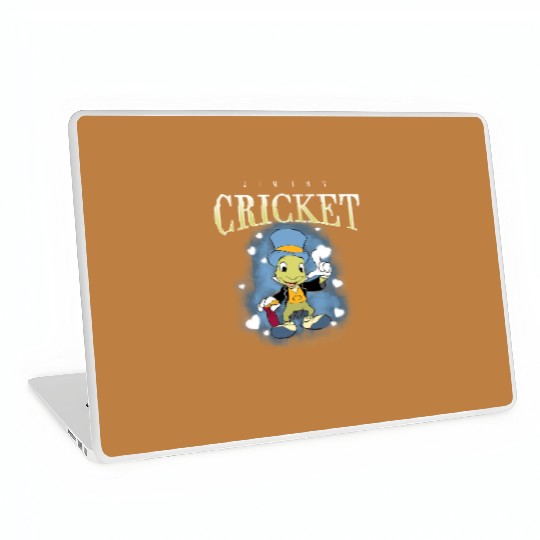 Retro Disney Jiminy Cricket 90s Portrait Laptop Skins, Disney Pinocchio