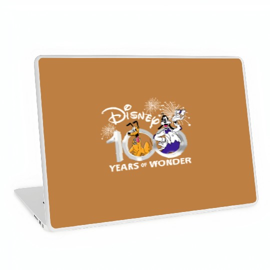 Goofy and Pluto Disney 100th Anniversary Laptop Skins, Disney 100th Years Celebration Laptop Skins