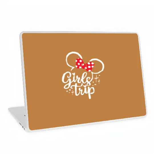 Girls Trip Disneyland Laptop Skins, Adults Kids Disneyworld Trip Laptop Skins