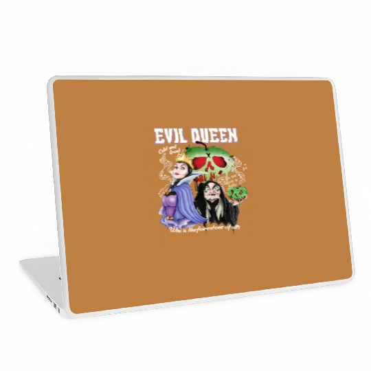 Vintage Retro Disney Villains The Evil Queen Laptop Skins, Disney Princess Laptop Skins