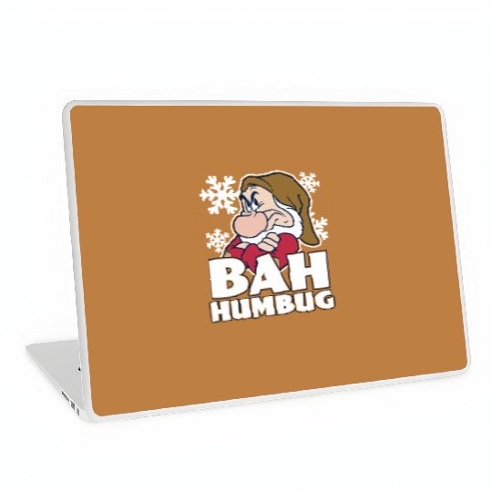 Disney Snow White & Seven Dwarfs Christmas Grumpy Bah Humbug Laptop Skins