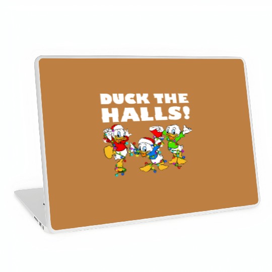 Disney Ducktales Christmas Lights Laptop Skins, Duck The Halls Laptop Skins