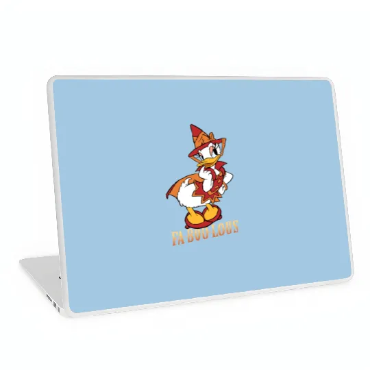 Daisy Disney Halloween Daisy Duck Witch Costume Fa-Boo-Lous Unisex Gift Laptop Skins