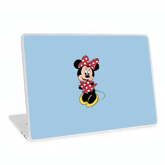 Minnie Laptop Skins, Vintage Minnie Laptop Skins, Disney Minnie Mouse Sweet Portrait Laptop Skins