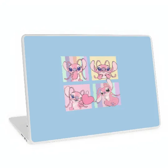 Retro Disney Angel Laptop Skins, Stitch and Angel Laptop Skins