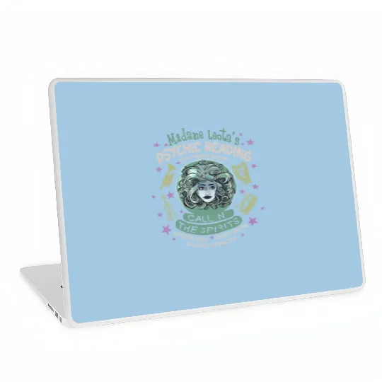 Disney Halloween Madame Leota Haunted Mansion Laptop Skins, Disneyland WDW Matching Family Laptop Skins