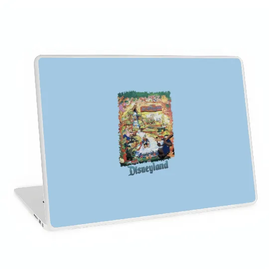 Retro Disneyland Splash Mountain | Disney Characters Splash Mountain Laptop Skins
