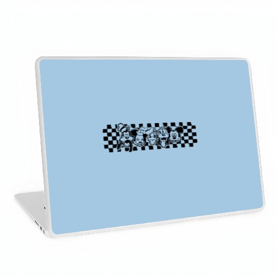 Discover Checkered Mickey And Friends Laptop Skins, Disney Laptop Skins