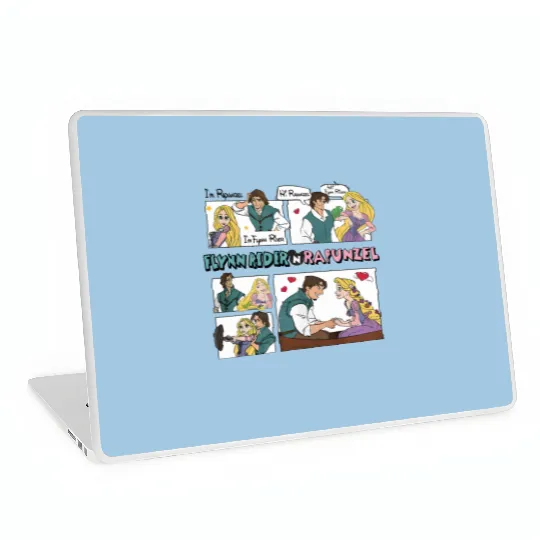 Tangled Couple Laptop Skins, Rapunzel And Flynn Rider Couple Laptop Skins, Disney Valentines Laptop Skins