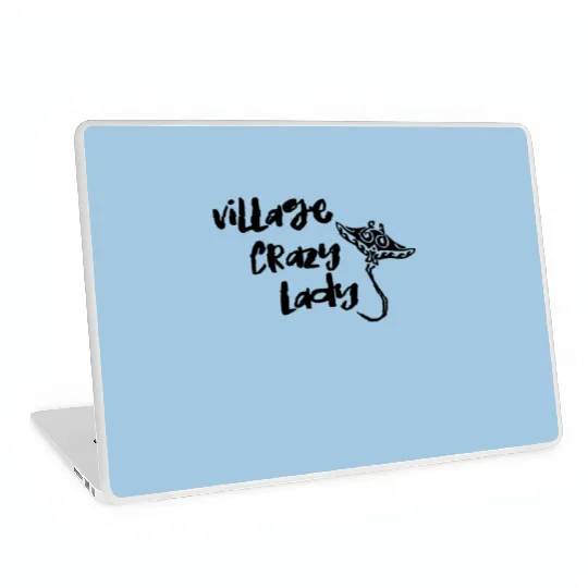 Moana Village Crazy Lady Laptop Skins, Moana Laptop Skins, DIsney Laptop Skins, Disneyland Laptop Skins