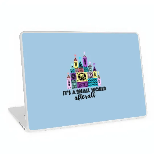 It's A Small World After All Laptop Skins, Small World Laptop Skins, Disneyland Laptop Skins, Cute Colorful Disney Laptop Skins, Disney Laptop Skins, Disney World Laptop Skins