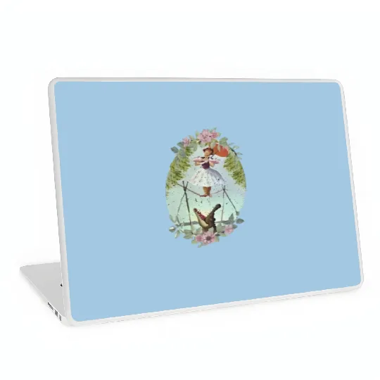 Disney Haunted Mansion Tightrope Walker Laptop Skins, Tightrope Girl Disney Halloween Laptop Skins