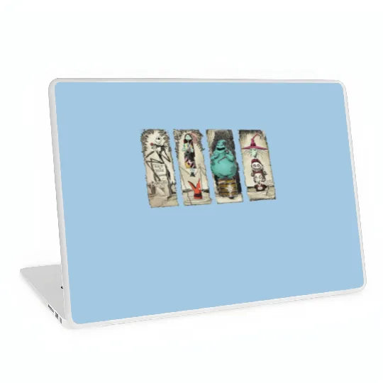 Retro Haunted Mansion The Nightmare Before Christmas Laptop Skins, Disney Halloween  Laptop Skins