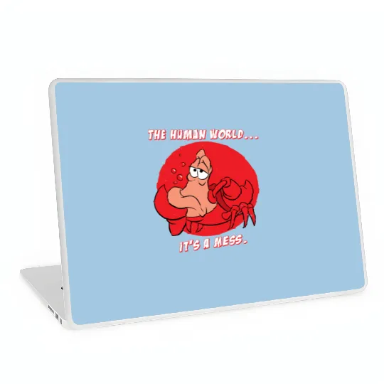 Disney The Little Mermaid Laptop Skins, Sebastian Crab The Human World