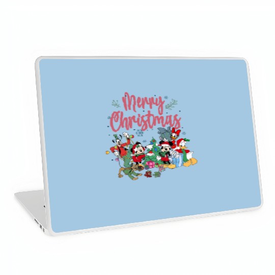 Discover Disney Mickey And Friends Christmas, Christmas Disney Family, Christmas Gift Laptop Skins
