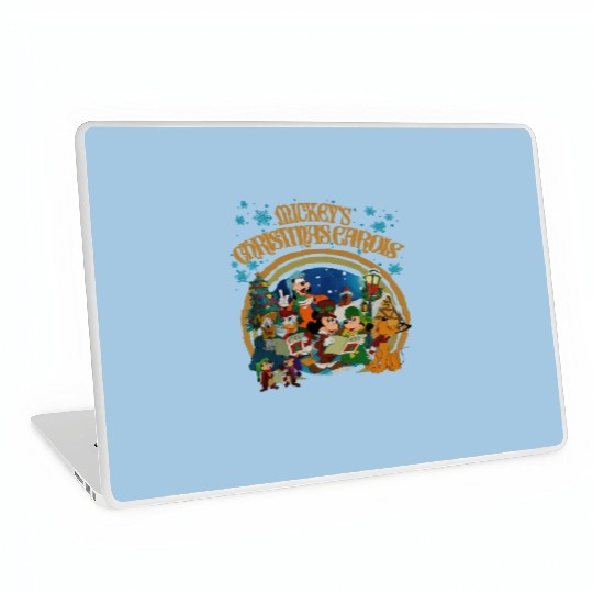Mickey's Christmas Carol Laptop Skins, Disney Xmas Movie Laptop Skins