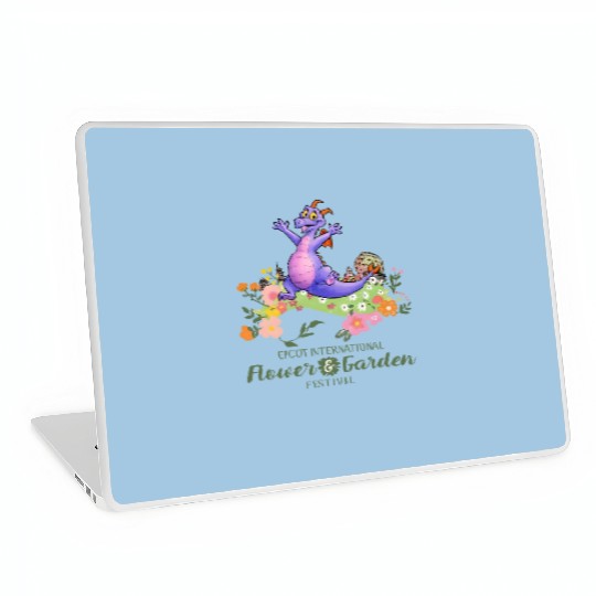 Vintage Disney Epcot Figment Color Laptop Skins