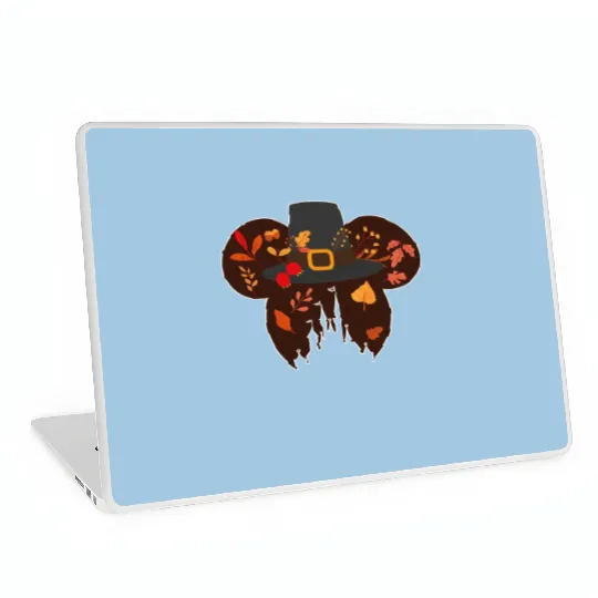 Mickey Fall Laptop Skins, Disney Thanksgiving Laptop Skins, Disney Head Laptop Skins