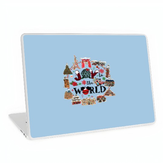 Epcot Christmas Laptop Skins, Joy to the World Laptop Skins, Disney Travel Laptop Skins