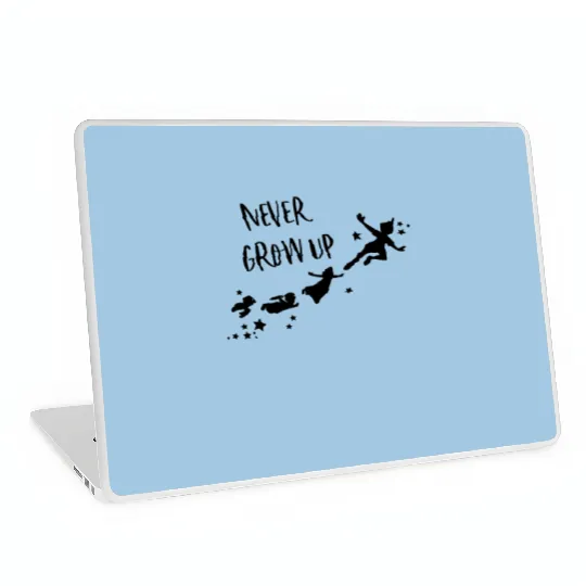 Peter Pan Laptop Skins, Disney Peter Pan Laptop Skins, Never Grow Up Disney Peter Pan Tinkerbell Laptop Skins