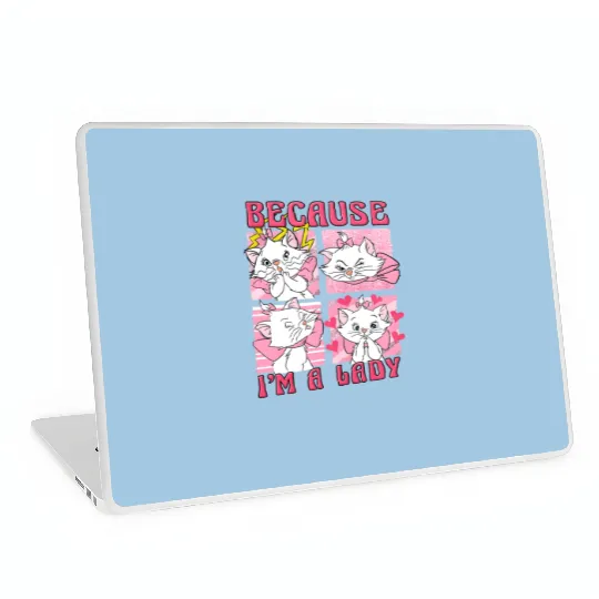 Disney The Aristocats Marie Cat Because I'm A Lady Laptop Skins