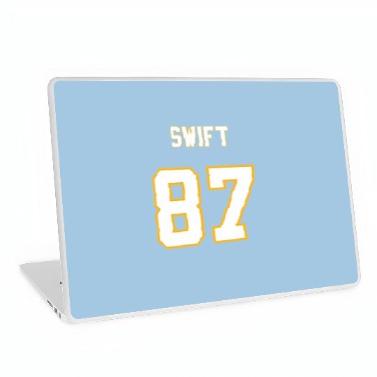 Discover Travis Kelce Taylor 87 Chiefs Jersey - Taylor - Crewneck Laptop Skins