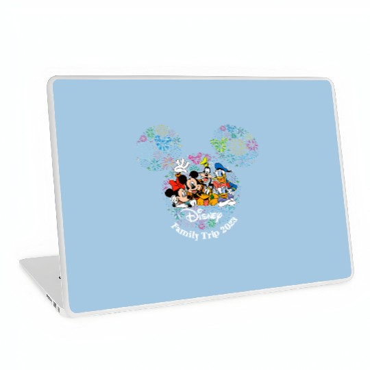 Retro Disney Family Vacation 2023 Laptop Skins, Disney Family Vacation Laptop Skins
