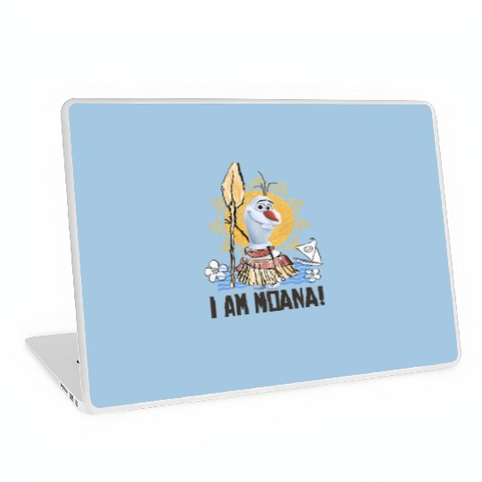 Funny Disney Olaf Presents Moana Costume Sketch Laptop Skins, WDW Trip  Laptop Skins Family Birthday Gift