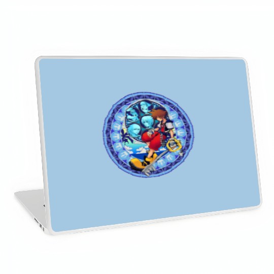 Disney Kingdom Hearts Sora Stained Glass Laptop Skins