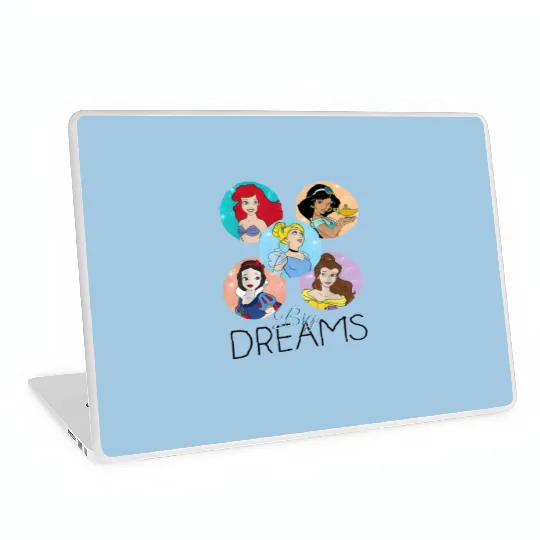 Big Dreams - Disney Princess Laptop Skins, Princess Laptop Skins