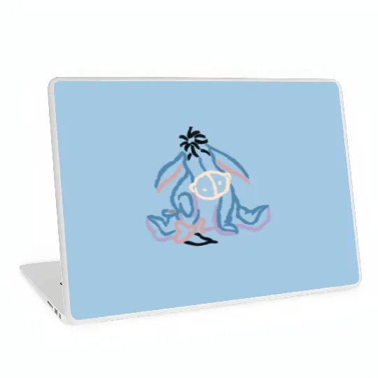 Eeyore Embroidered Crewneck Quarterzip, Winnie the Pooh Eeyore Laptop Skins, Eeyore Laptop Skins, Disney Crewneck