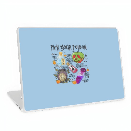 Vintage Pick Your Poison Disney Halloween Laptop Skins
