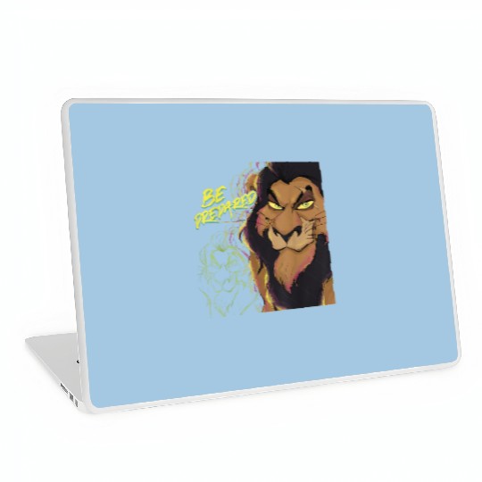 Disney The Lion King Scar Be Prepared Villains Halloween Laptop Skins