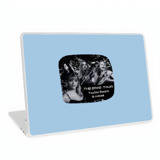 Discover Eras Tour: Haim + Taylor Laptop Skins, Taylor with Haim Laptop Skins