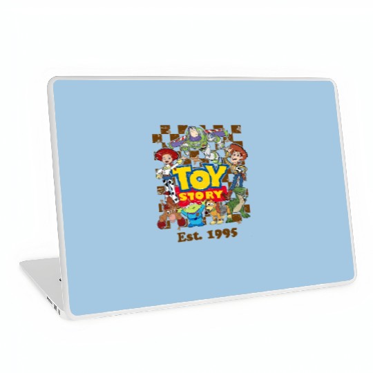 Vintage Disney Pixar Toy Story 1995 Characters Laptop Skins, Disneyworld Laptop Skins, Disneyland Laptop Skins