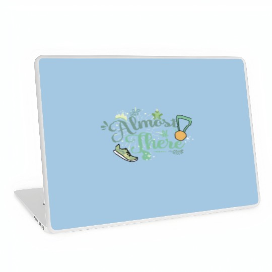 runDisney Almost There Flowy Laptop Skins Tiana Princess and the Frog running Flowy Laptop Skins